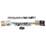 Collection of vintage and later pocket lighters some with boxes including Ronson Varaflame and