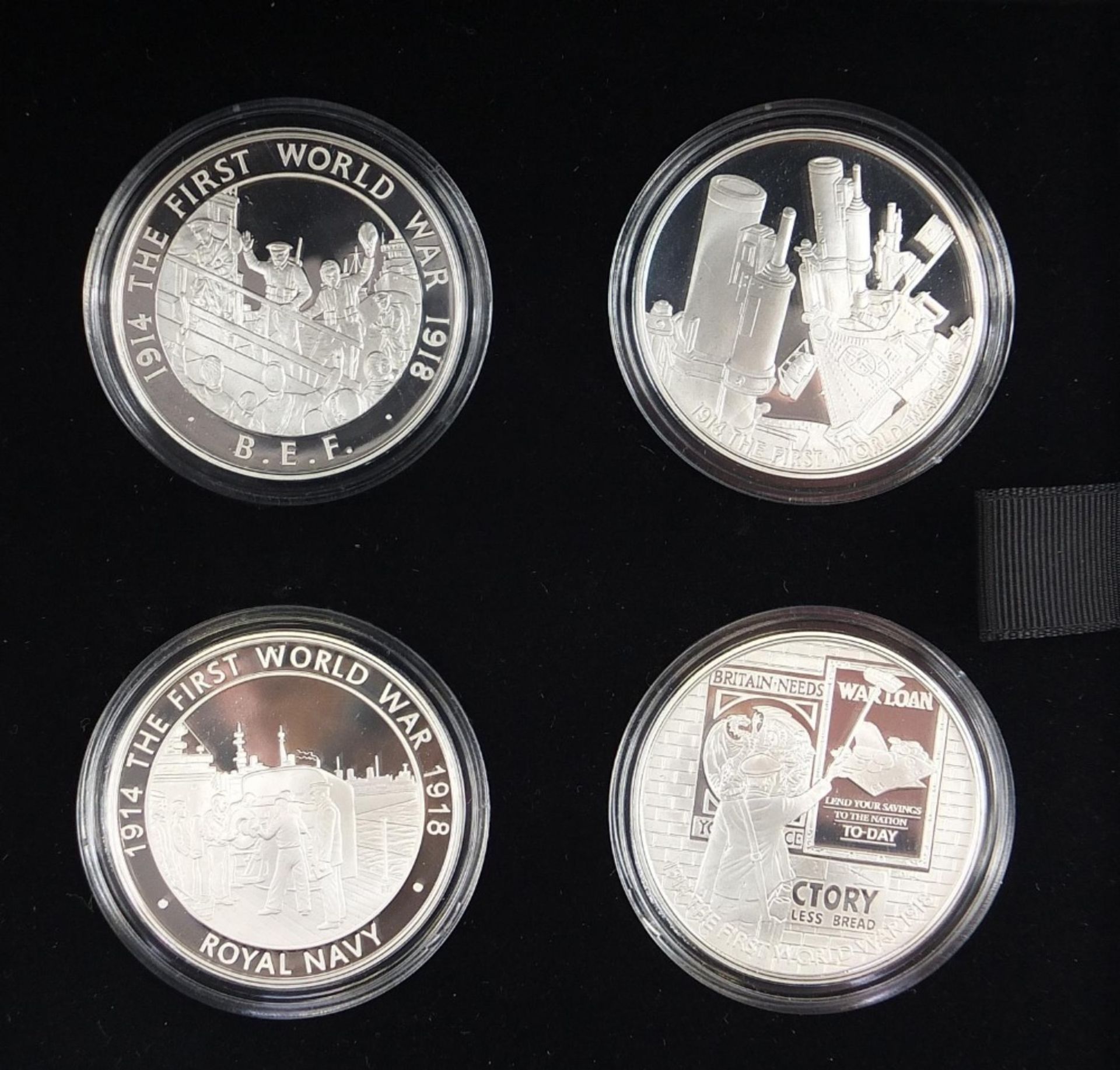 2014 five pound silver proof six coin set from the The 100th Anniversary of the First World War - Bild 5 aus 6