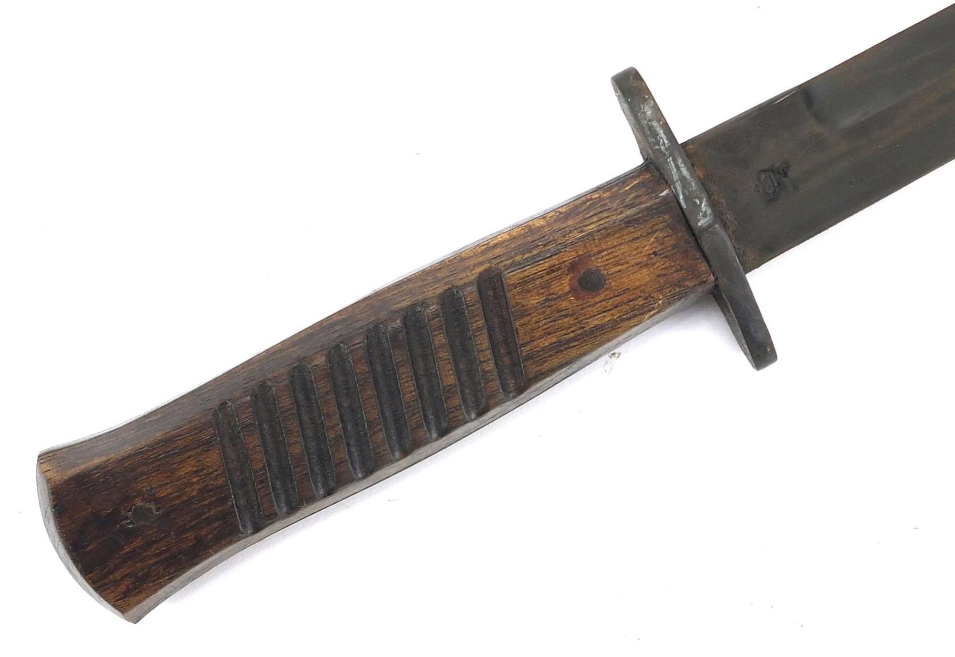 Military interest fighting knife, 29cm in length :For Further Condition Reports Please Visit Our - Image 4 of 7