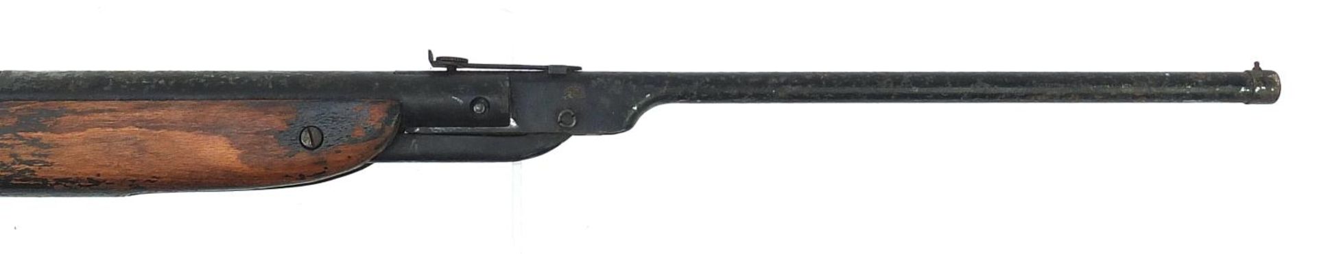 **WITHDRAWN** Vintage Webley Junior air rifle, 92cm in length :For Further Condition Reports Please - Image 2 of 7