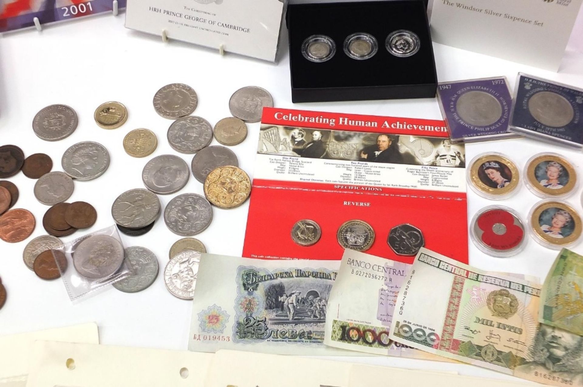 British commemorative coinage, some proof, including five pound coins, two pound coins, - Image 6 of 9