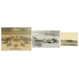 Three military interest black and white photographs including Blenheim MKIV, nos 21 and 82