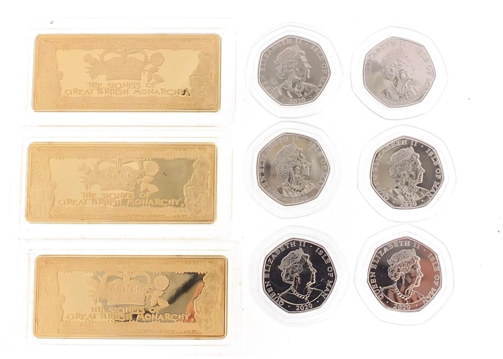 Coinage and stamps including British Post Office Churchill Centenary issue fifty pence pieces and - Bild 7 aus 9