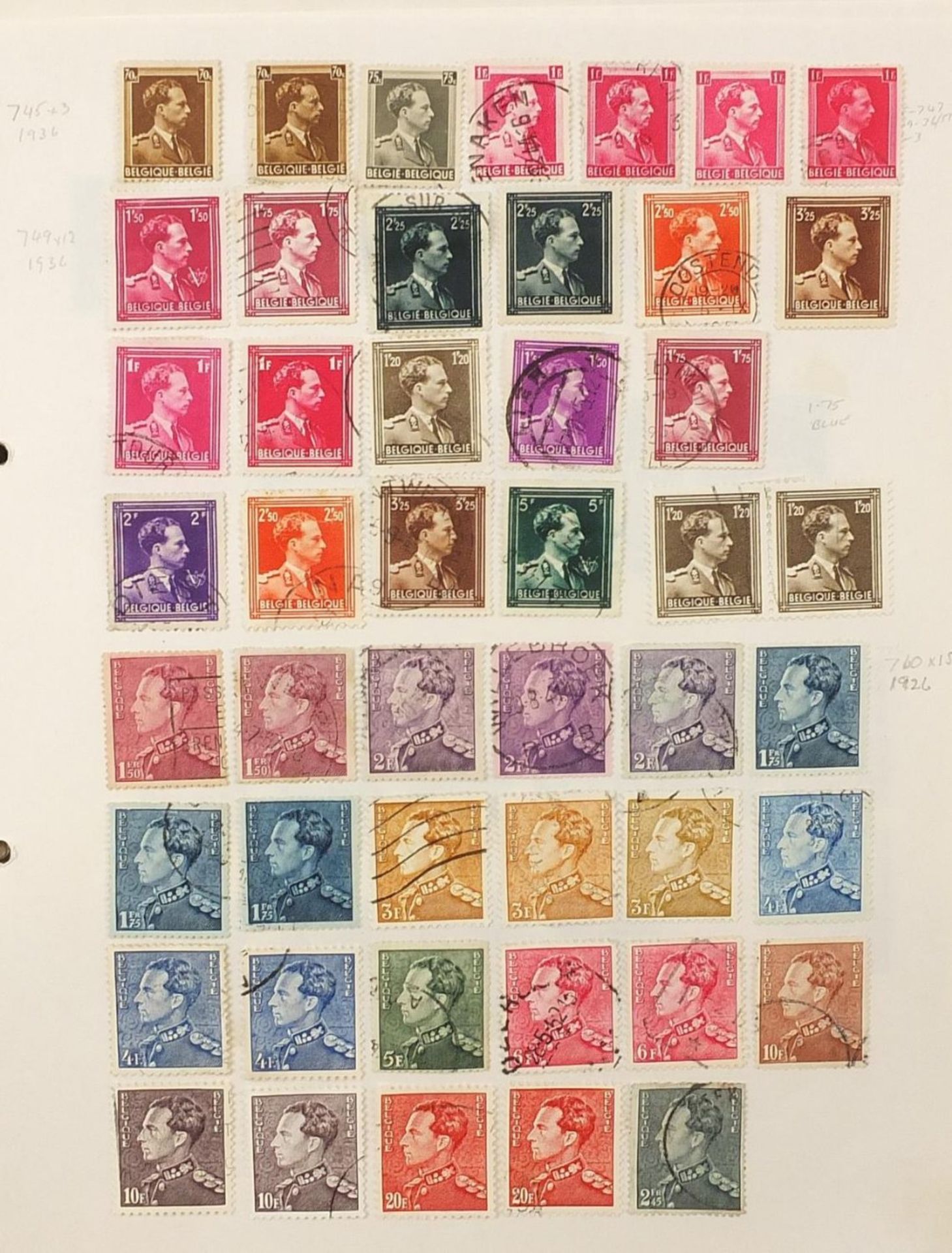 Extensive collection of antique and later world stamps arranged in albums including Brazil, - Image 43 of 52