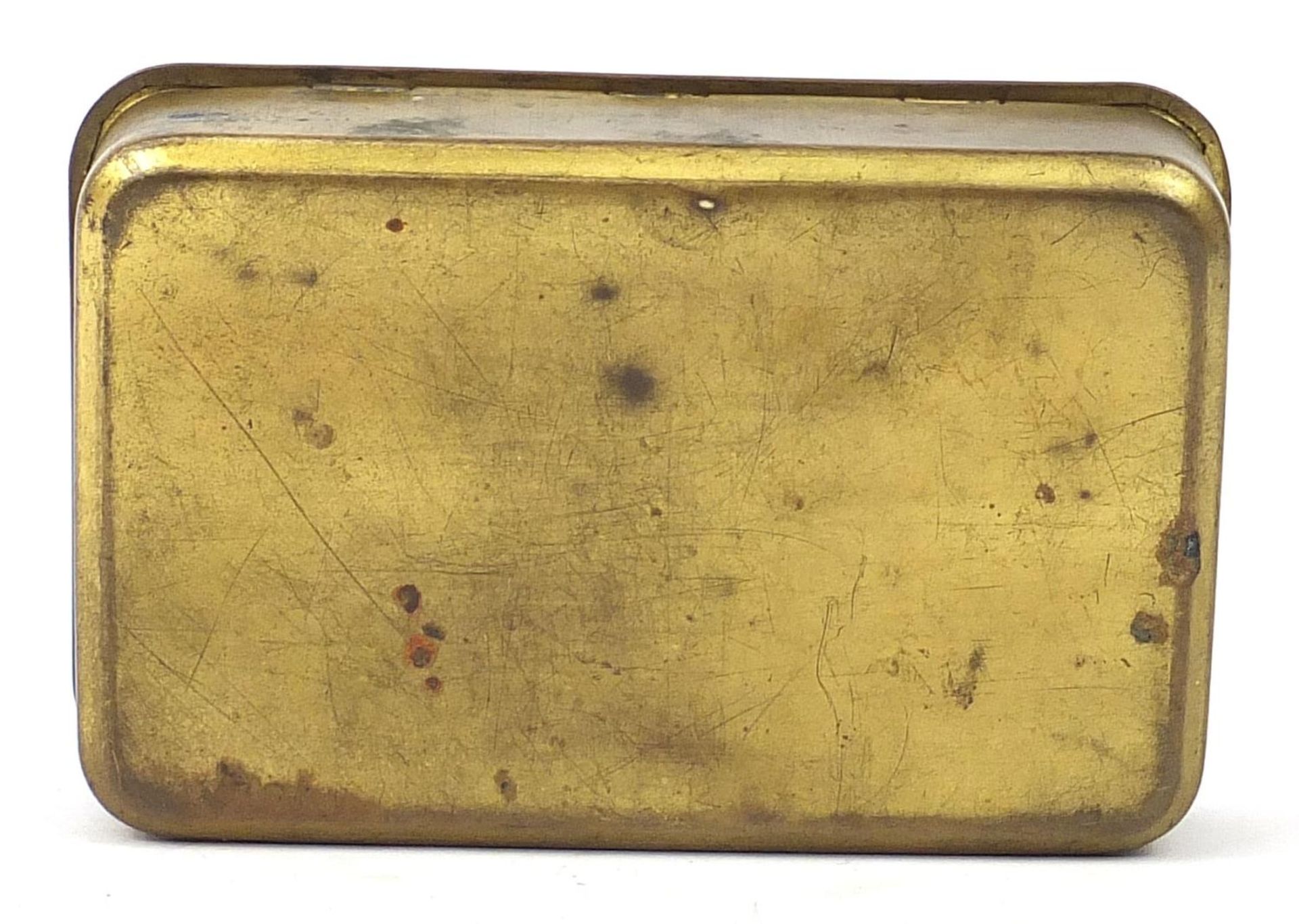 British military World War I brass Mary tin :For Further Condition Reports Please Visit Our Website, - Image 5 of 5