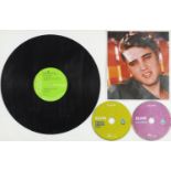 Framed Elvis Presley Love Me Tender vinyl LP display, 73cm x 53.5cm excluding the frame :For Further