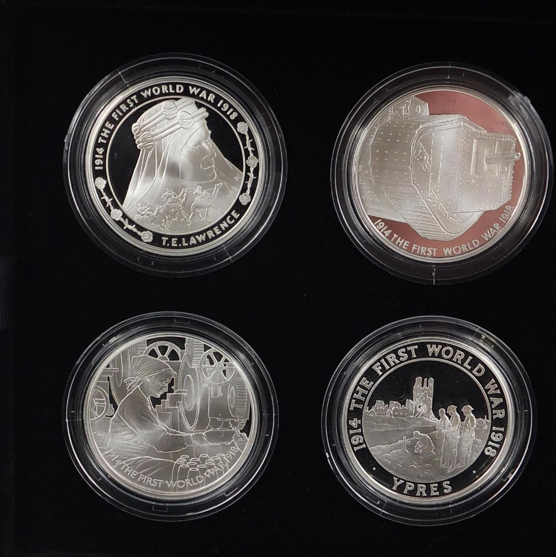 2018 five pound silver proof six coin set from the The 100th Anniversary of the First World War - Bild 4 aus 6