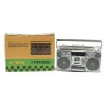 Aiwa ghetto blaster with box, model TPR-968 :For Further Condition Reports Please Visit Our Website,