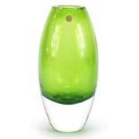 Scandinavian green art glass, 23.5cm high :For Further Condition Reports Please Visit Our Website,