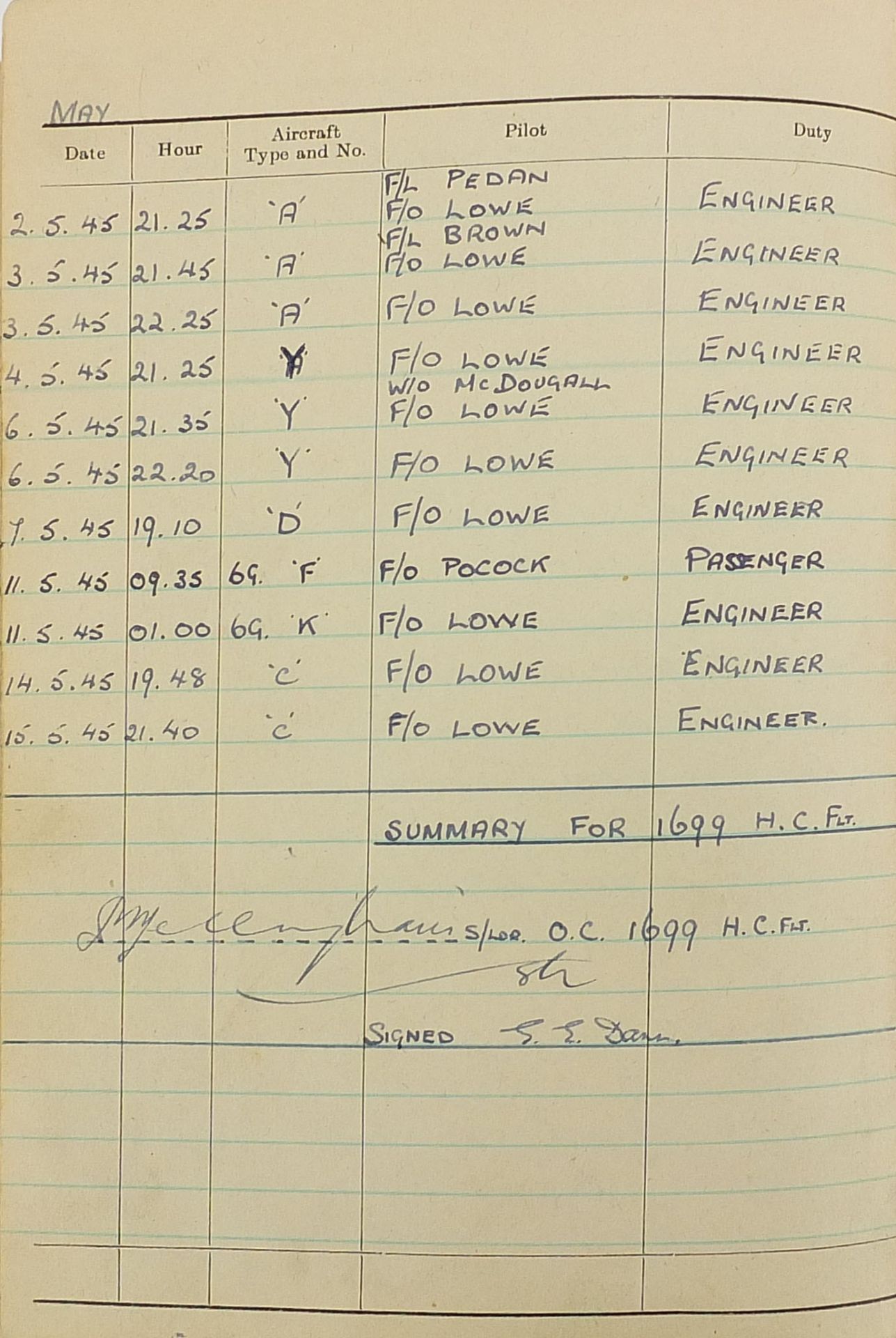 British military World War II four medal group relating to F/SGT Dann 1891194 Flight Engineer - Image 27 of 34