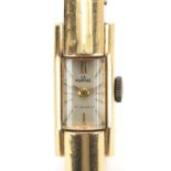 La Martine, ladies 18ct gold wristwatch with 18ct gold strap, 10.6g :For Further Condition Reports