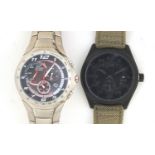 Two gentlemen's Citizen Eco Drive wristwatches, numbered B690-S086736 and H570-S024251 :For