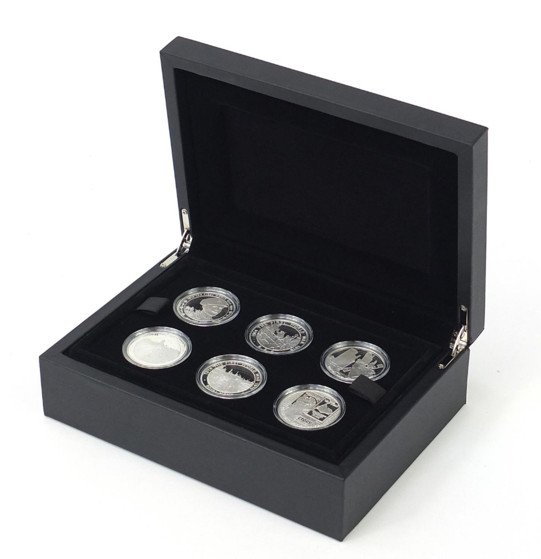 2014 five pound silver proof six coin set from the The 100th Anniversary of the First World War - Bild 2 aus 6