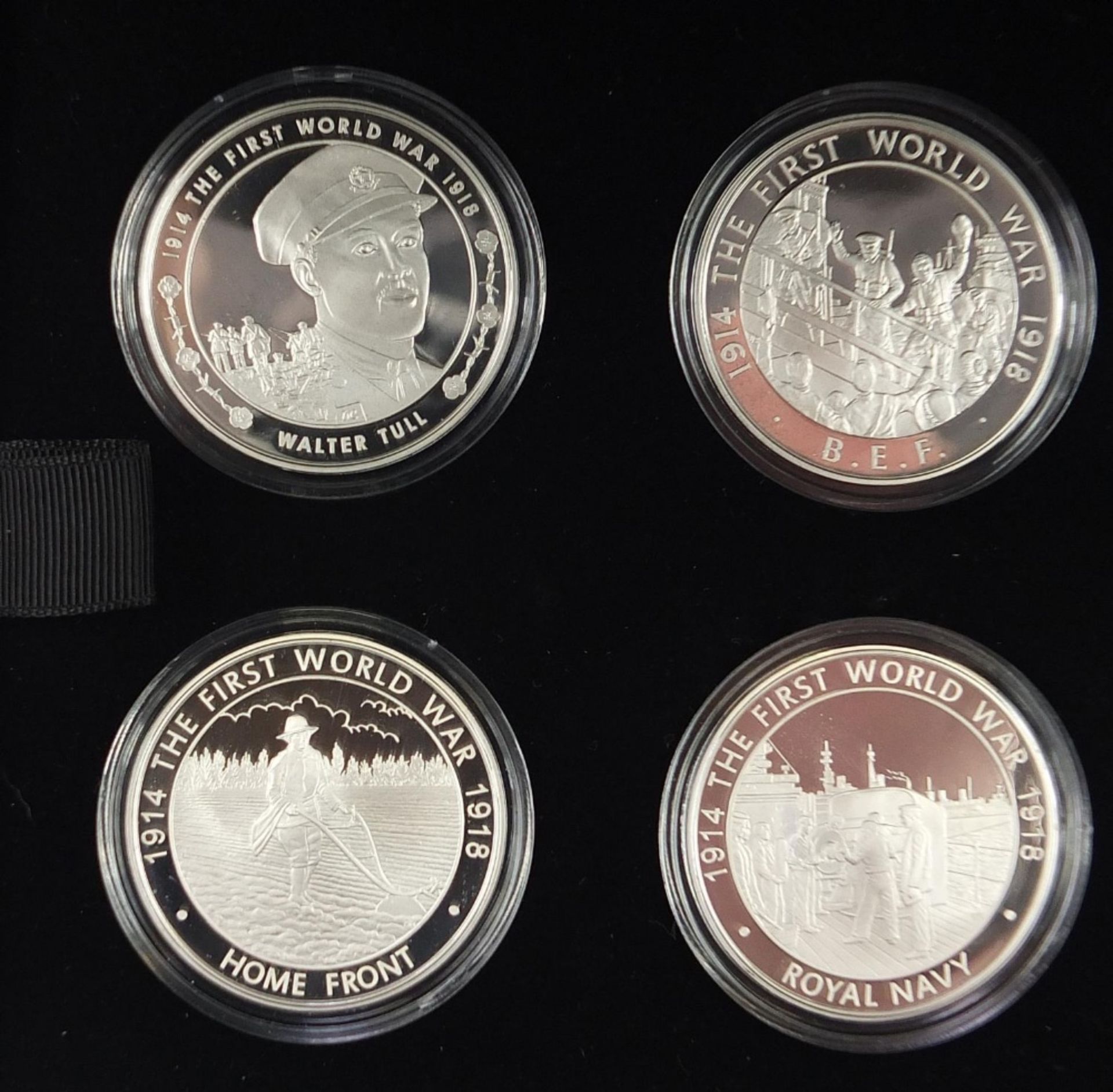 2014 five pound silver proof six coin set from the The 100th Anniversary of the First World War - Image 4 of 6
