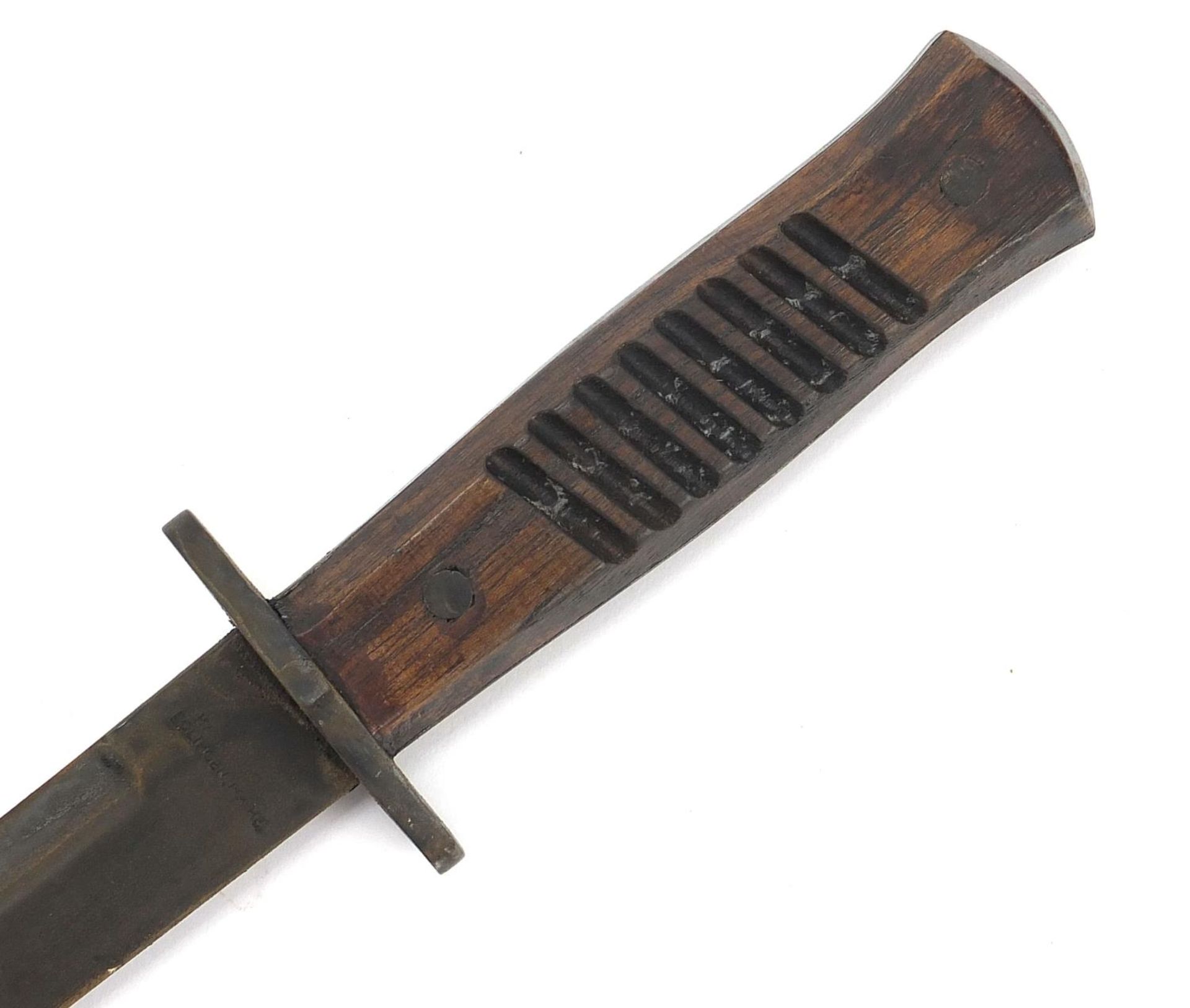 Military interest fighting knife, 29cm in length :For Further Condition Reports Please Visit Our - Image 2 of 7