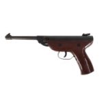 Vintage Westlake break barrel air pistol, the barrel numbered 9353143, 32.5cm in length :For Further