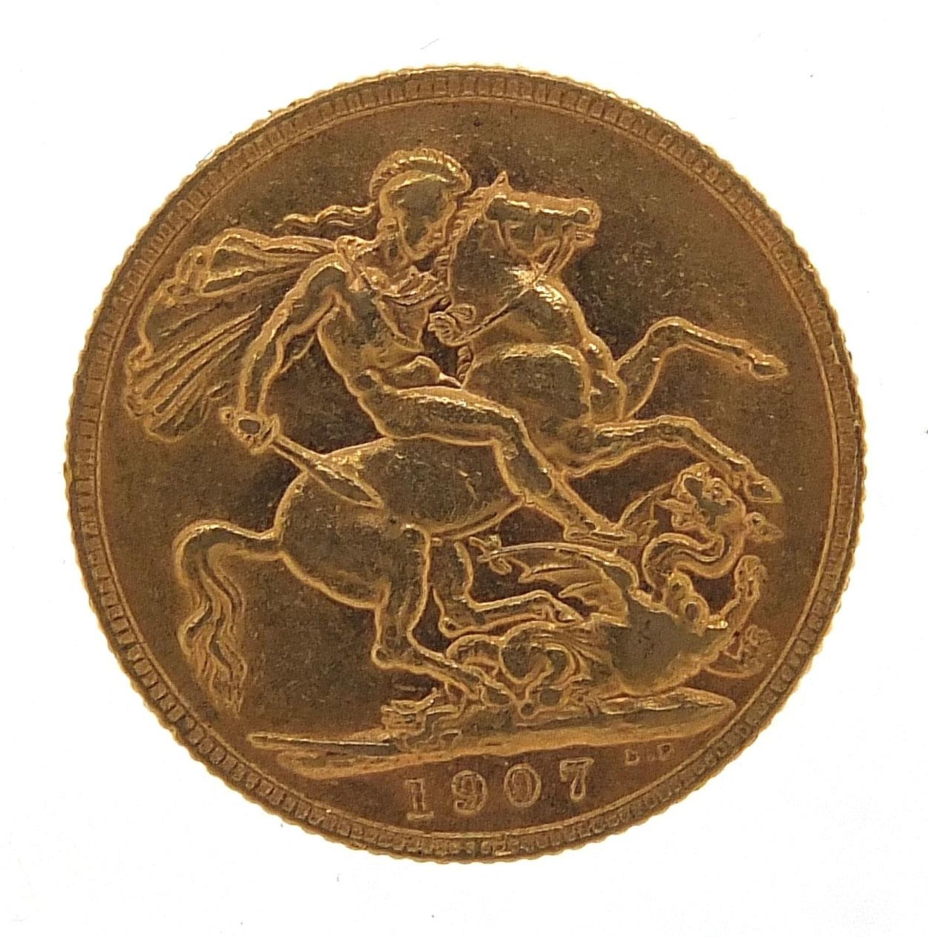 Edward VII 1907 gold sovereign :For Further Condition Reports Please Visit Our Website, Updated - Image 2 of 2