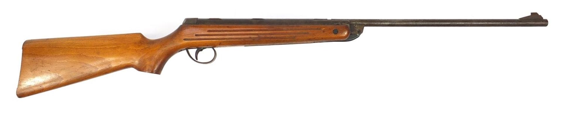 Vintage BSA Meteor .22 cal break barrel air rifle, 104cm in length :For Further Condition Reports - Image 5 of 5