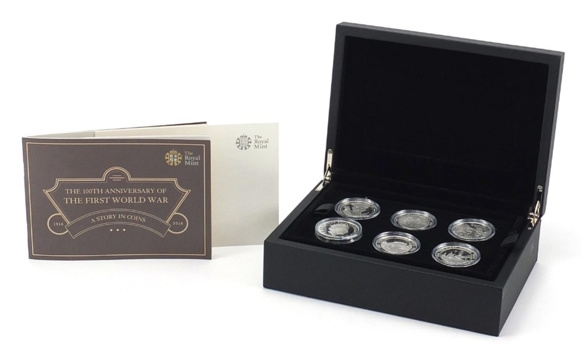 2016 five pound silver proof six coin set from the The 100th Anniversary of the First World War - Image 9 of 10
