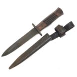 Military interest fighting knife, 29cm in length :For Further Condition Reports Please Visit Our