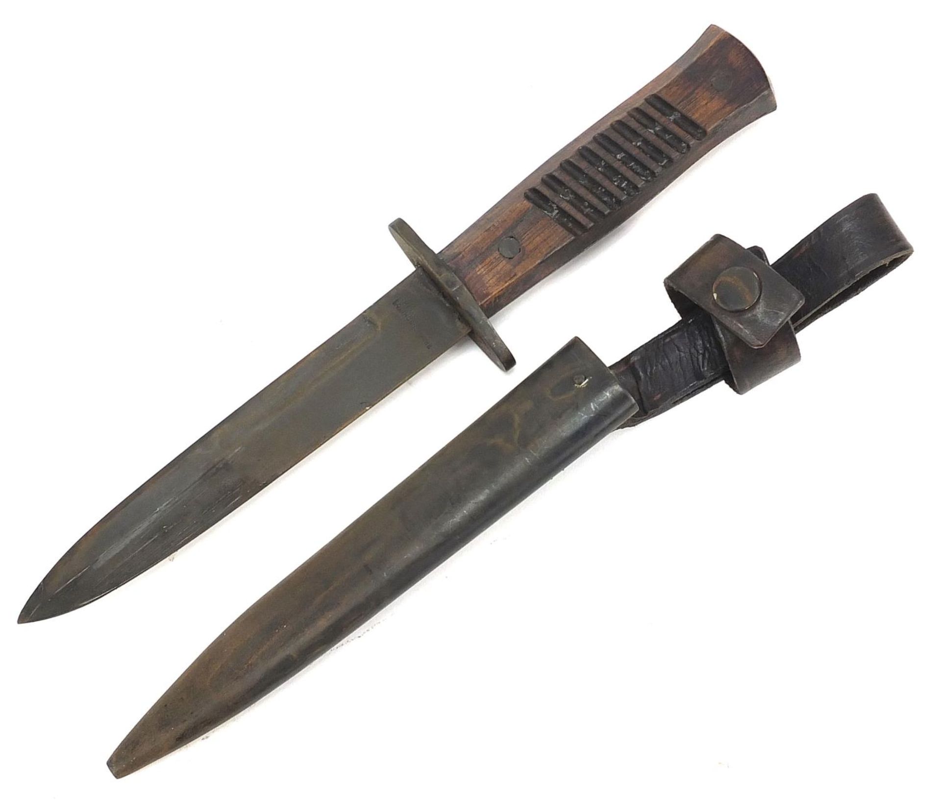 Military interest fighting knife, 29cm in length :For Further Condition Reports Please Visit Our