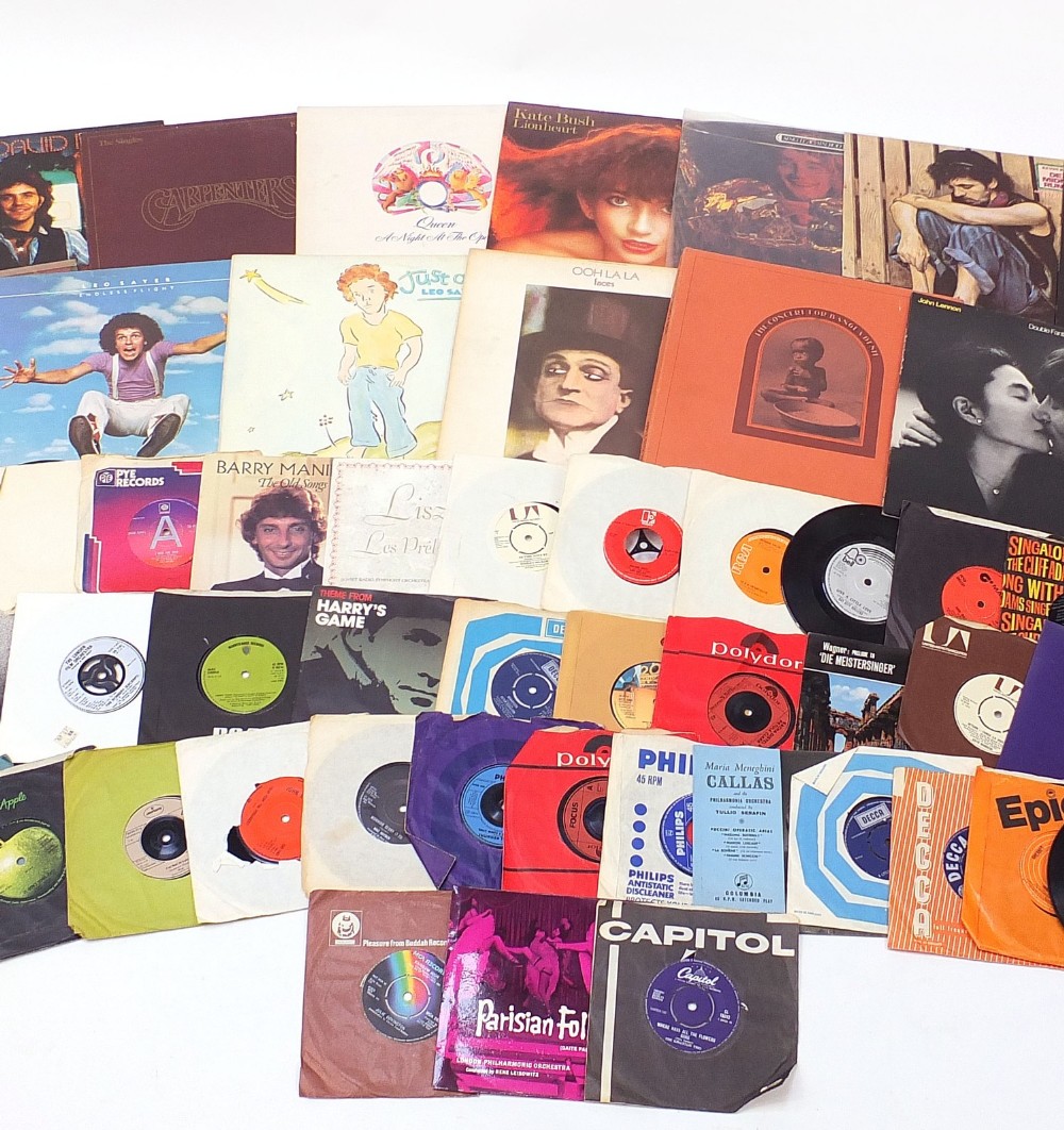 Vinyl LP's and 45 rpm records including George Harrison, The Concert for Bangladesh box set, Leo - Image 3 of 5