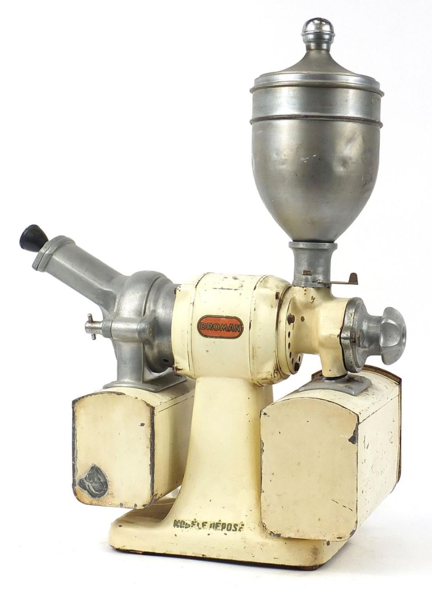 Droman, Vintage French coffee and cheese machine, 74cm high : For Further Condition Reports Please