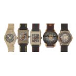Rotary Editions, five gentlemen's automatic wristwatches including series 400 and series 500 : For