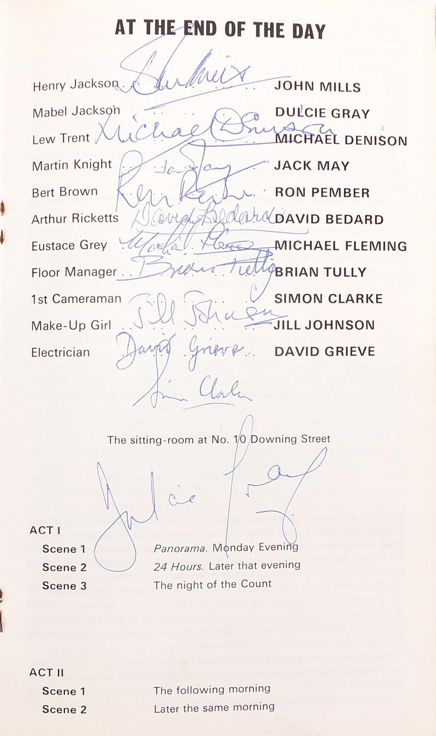 Collection of vintage signed theatre programmes including Judi Dench, Dame Gladys Cooper, Tommy - Image 3 of 29