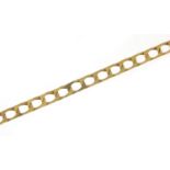 9ct gold curb link necklace, 44cm in length, 13.3g : For Further Condition Reports Please Visit