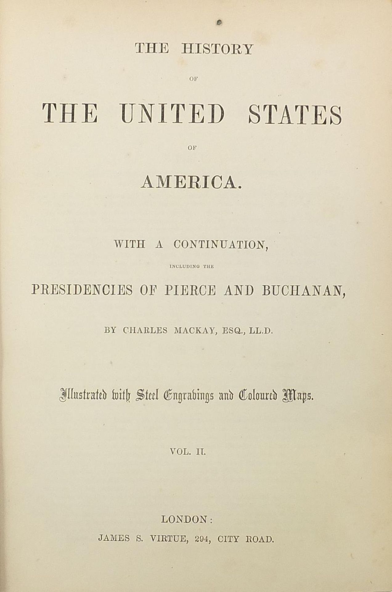 The History of the United States of America by Charles Mackay, two 19th century hardback books, - Image 4 of 7