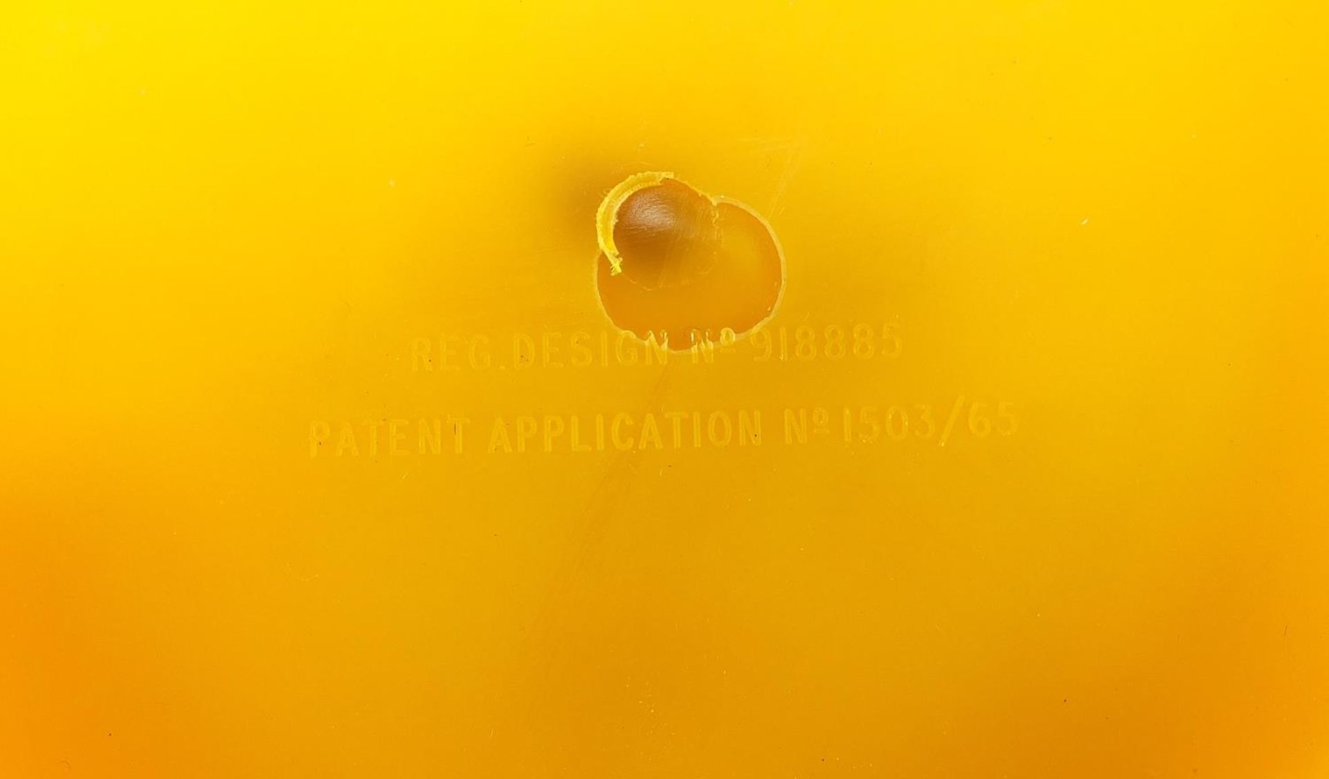 Vintage pineapple ice bucket with glass liner, reg design number 918885, 28cm high : For Further - Bild 5 aus 5