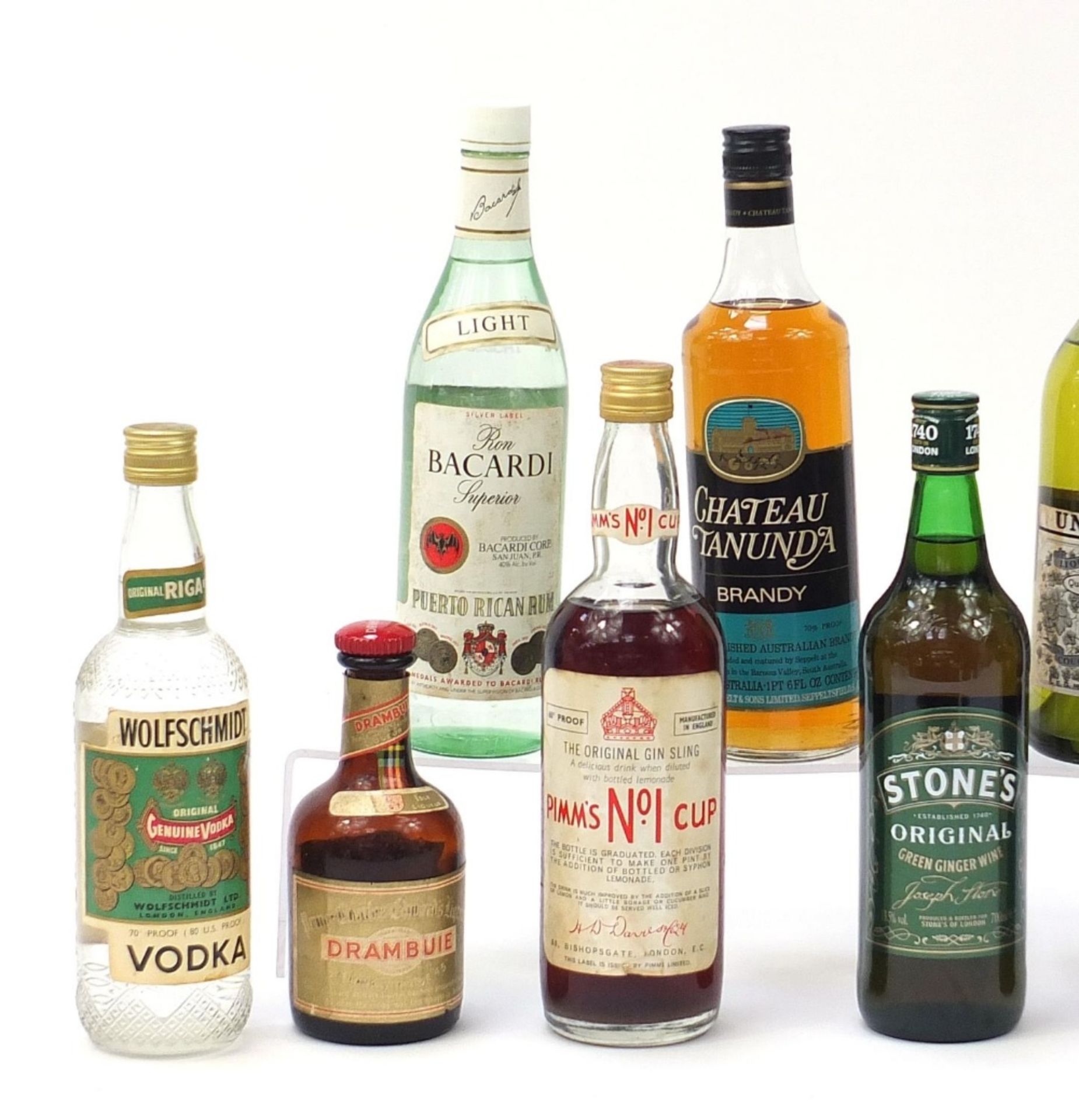 Vintage and later alcohol including Bacardi rum, Cointreau and Bols : For Further Condition - Image 2 of 5