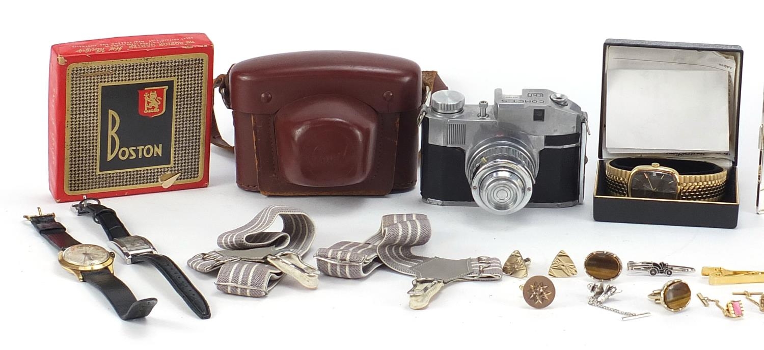 Sundry items including wristwatches, cufflinks and a Comet camera : For Further Condition Reports - Image 2 of 7