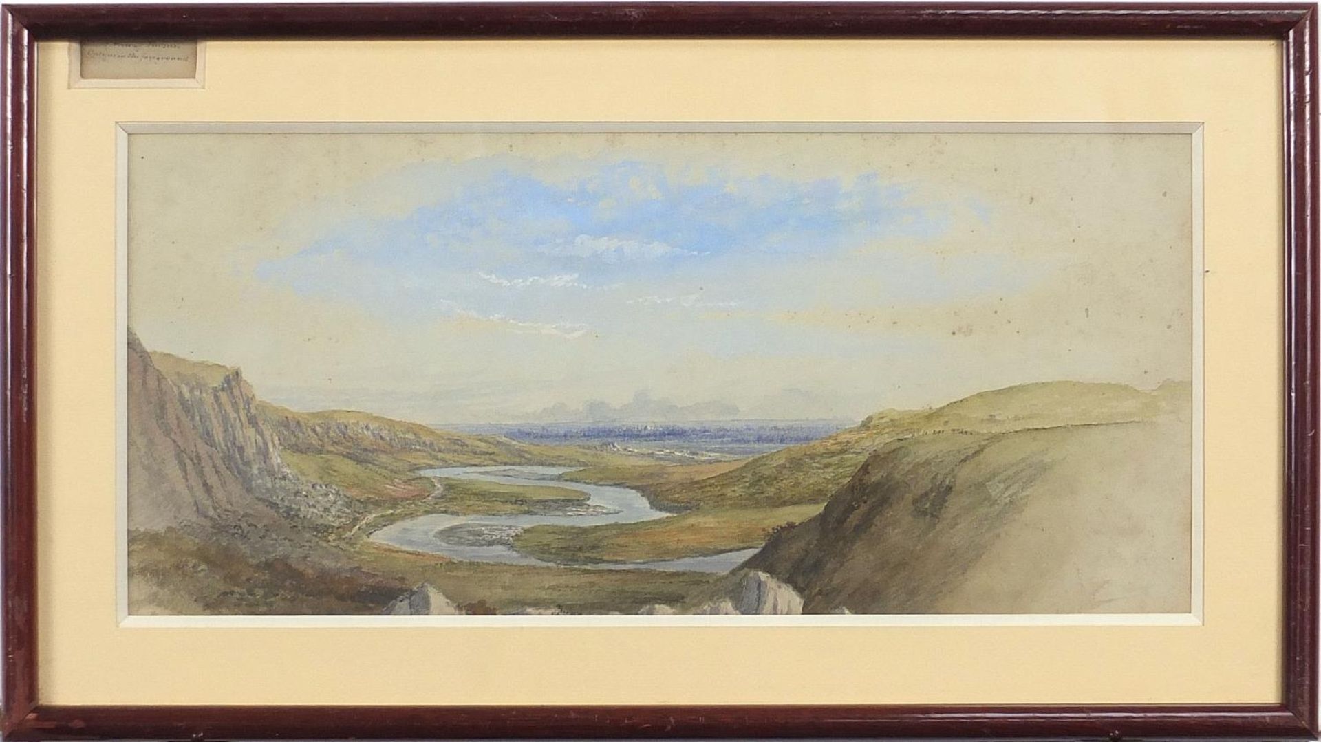 Sir John Gilbert RA - Distant view of Tarsus and Haggi Bozan Farm, two 19th century watercolours, - Image 6 of 24