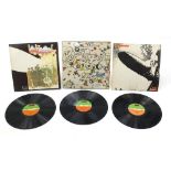 Three Led Zeppelin vinyl LP's comprising Led Zeppelin Atlantic Stereo K40031, Led Zeppelin II