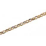 9ct gold rope twist necklace, 84cm in length, 13.9g : For Further Condition Reports Please Visit Our