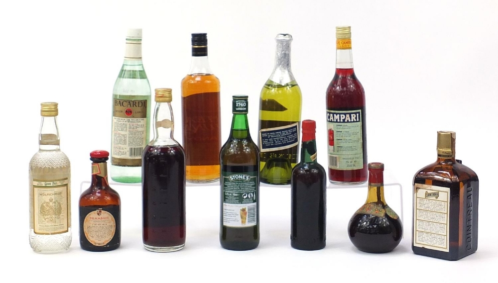 Vintage and later alcohol including Bacardi rum, Cointreau and Bols : For Further Condition - Image 4 of 5