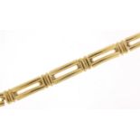 Midas, 14ct gold bracelet, 20cm in length, 18.7g : For Further Condition Reports Please Visit Our