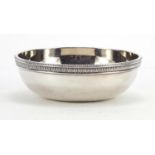 Christofle, silver plated bowl commemorating the SA Maritime Olympics, 12cm in diameter : For