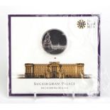 Elizabeth II 2015 one hundred pound fine silver coin by the Royal Mint commemorating Buckingham