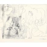 Pablo Picasso - Saltimbanques family, (La Famille Du Saltimbanque) vintage lithograph, American