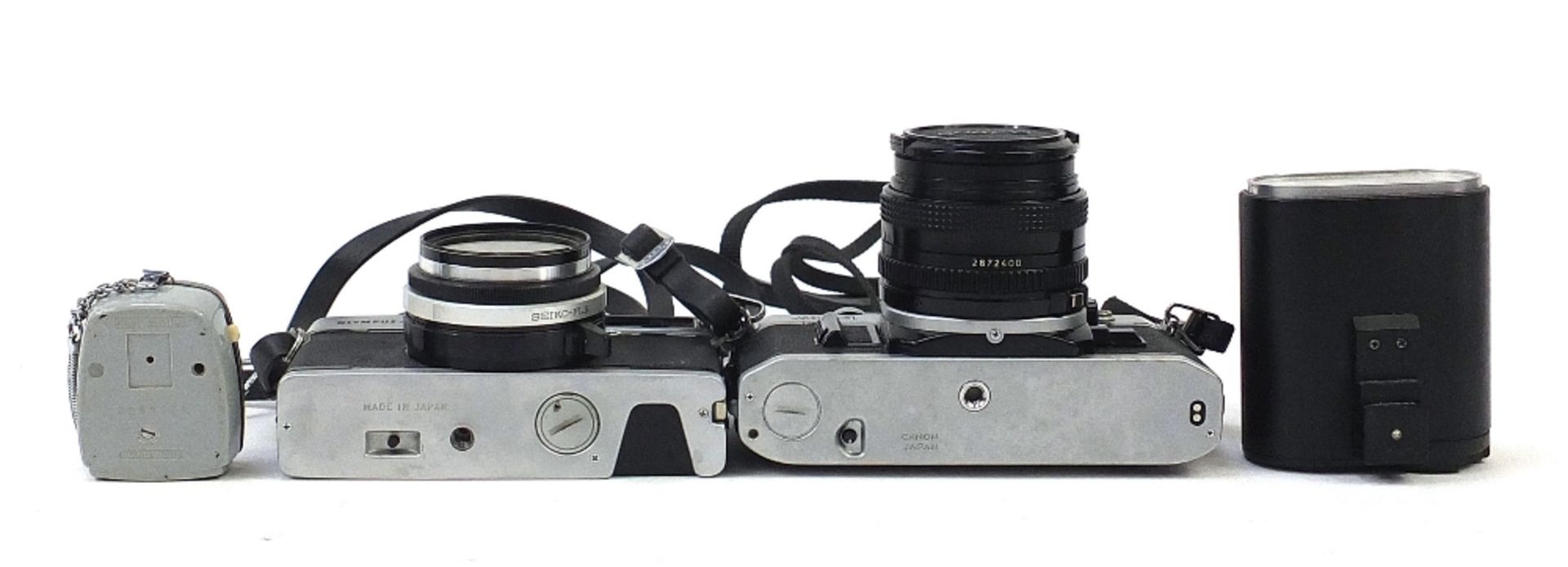 Canon AE-1 camera and Olympus-35 SP camera : For Further Condition Reports Please Visit Our - Image 5 of 8