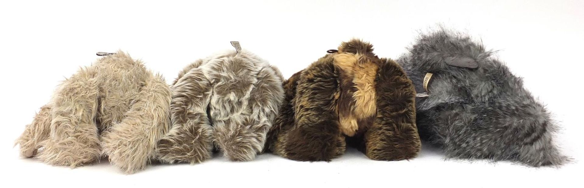 Four Charlie Bears teddy bears with jointed limbs, the largest 44cm high : For Further Condition - Image 3 of 5