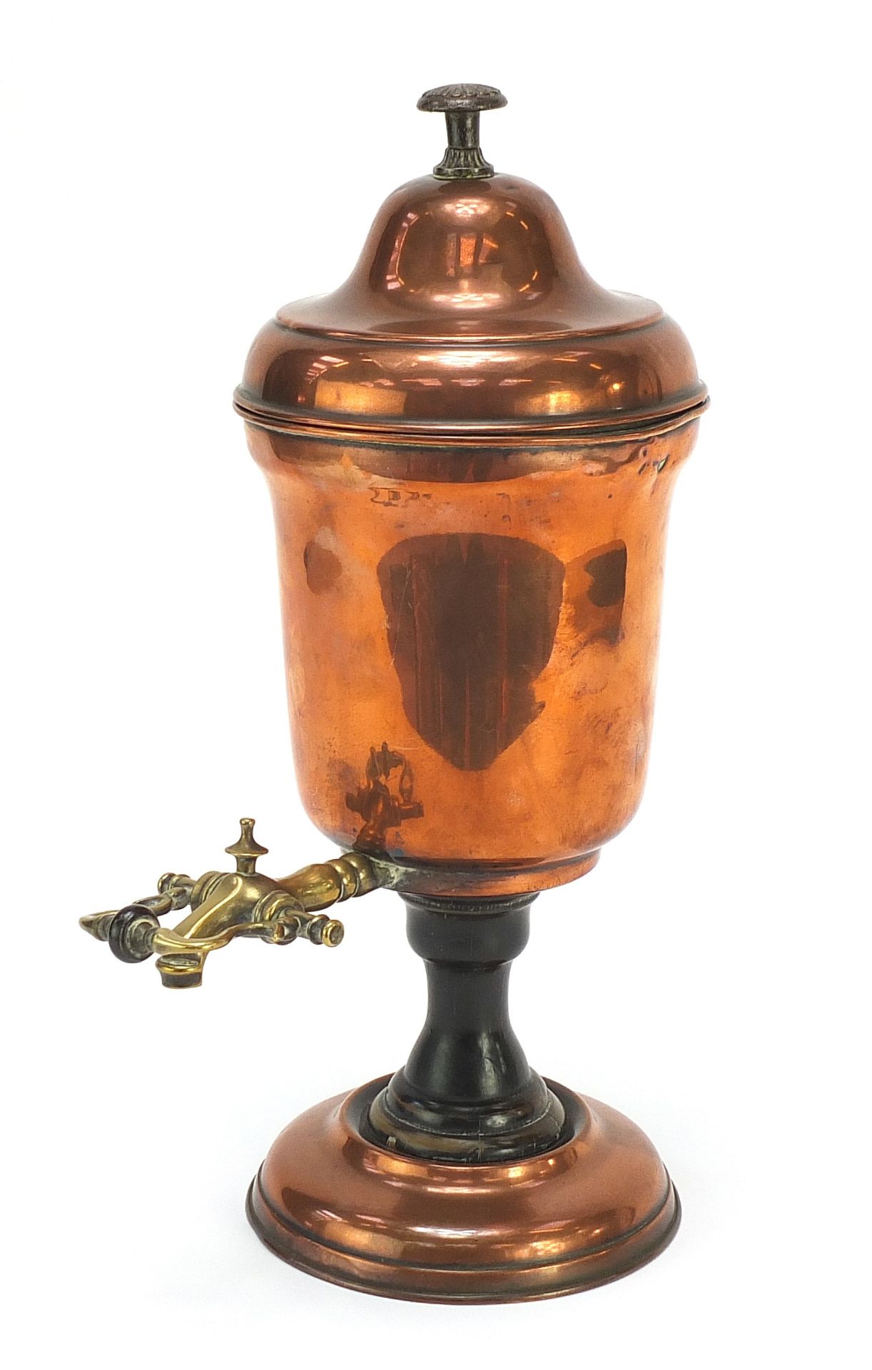 19th century Loysel's Patent Hydrostatic Percolator with plaque to the interior, 36.5cm high : For