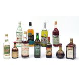 Vintage and later alcohol including Bacardi rum, Cointreau and Bols : For Further Condition