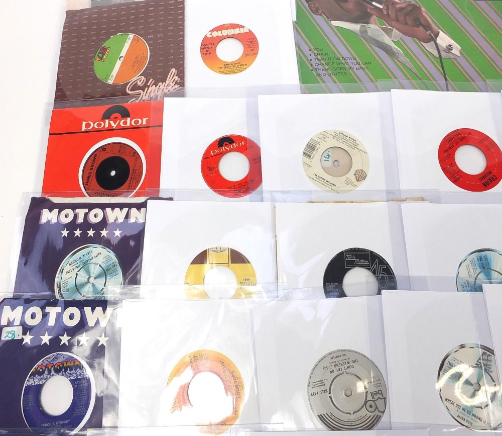 Good collection of Northern Soul/Motown singles and three soul albums including first pressing - Image 6 of 20