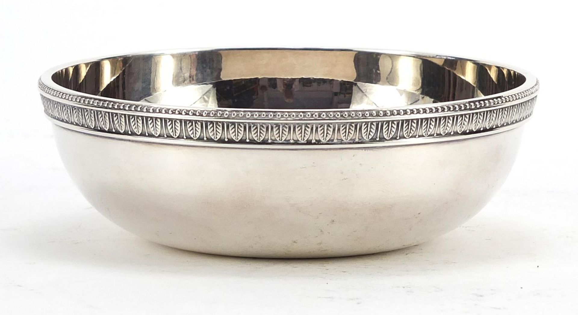 Christofle, silver plated bowl commemorating the SA Maritime Olympics, 12cm in diameter : For - Bild 2 aus 5