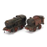 Two Hornby 0 gauge tinplate clockwork locomotives including Southern 950 : For Further Condition