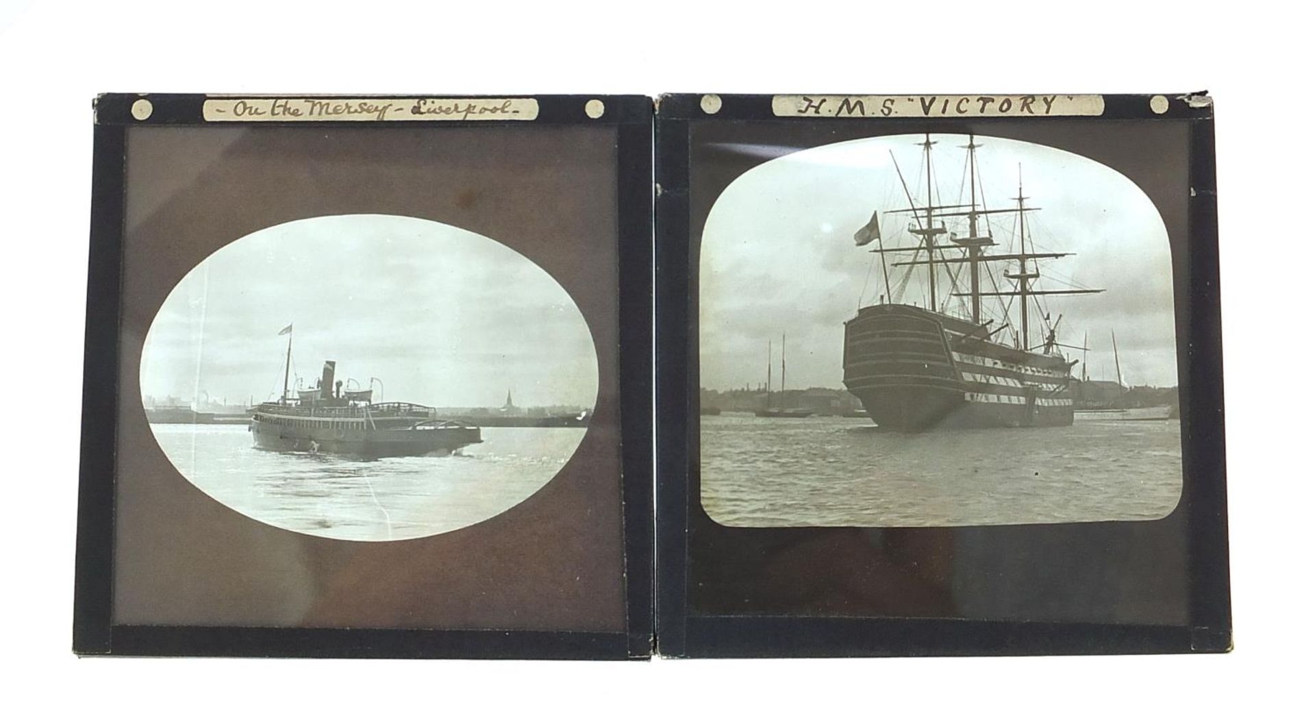 Collection of photographic slides, some ships including HMS Victory, Steamer Nelson and Brighton - Image 3 of 8